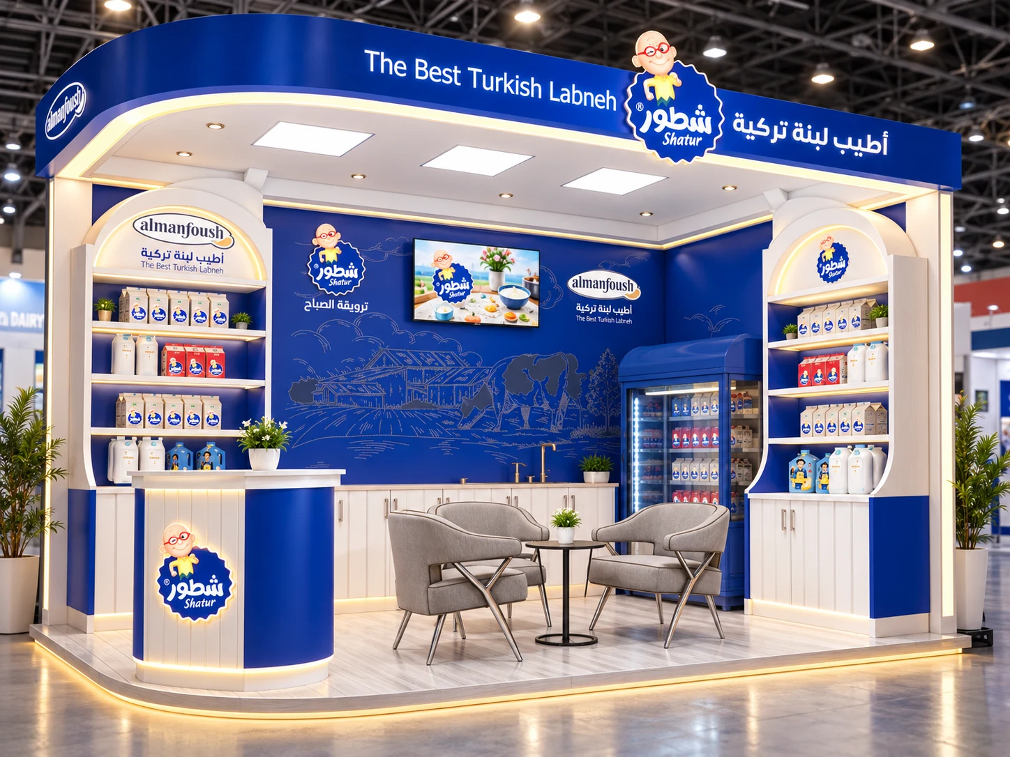 Food Exhibition Booth